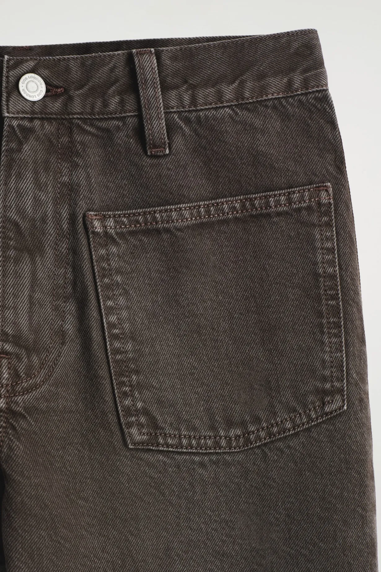 PATCH-POCKET STRAIGHT-LEG JEANS