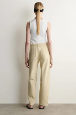 PATCH-POCKET STRAIGHT-LEG JEANS