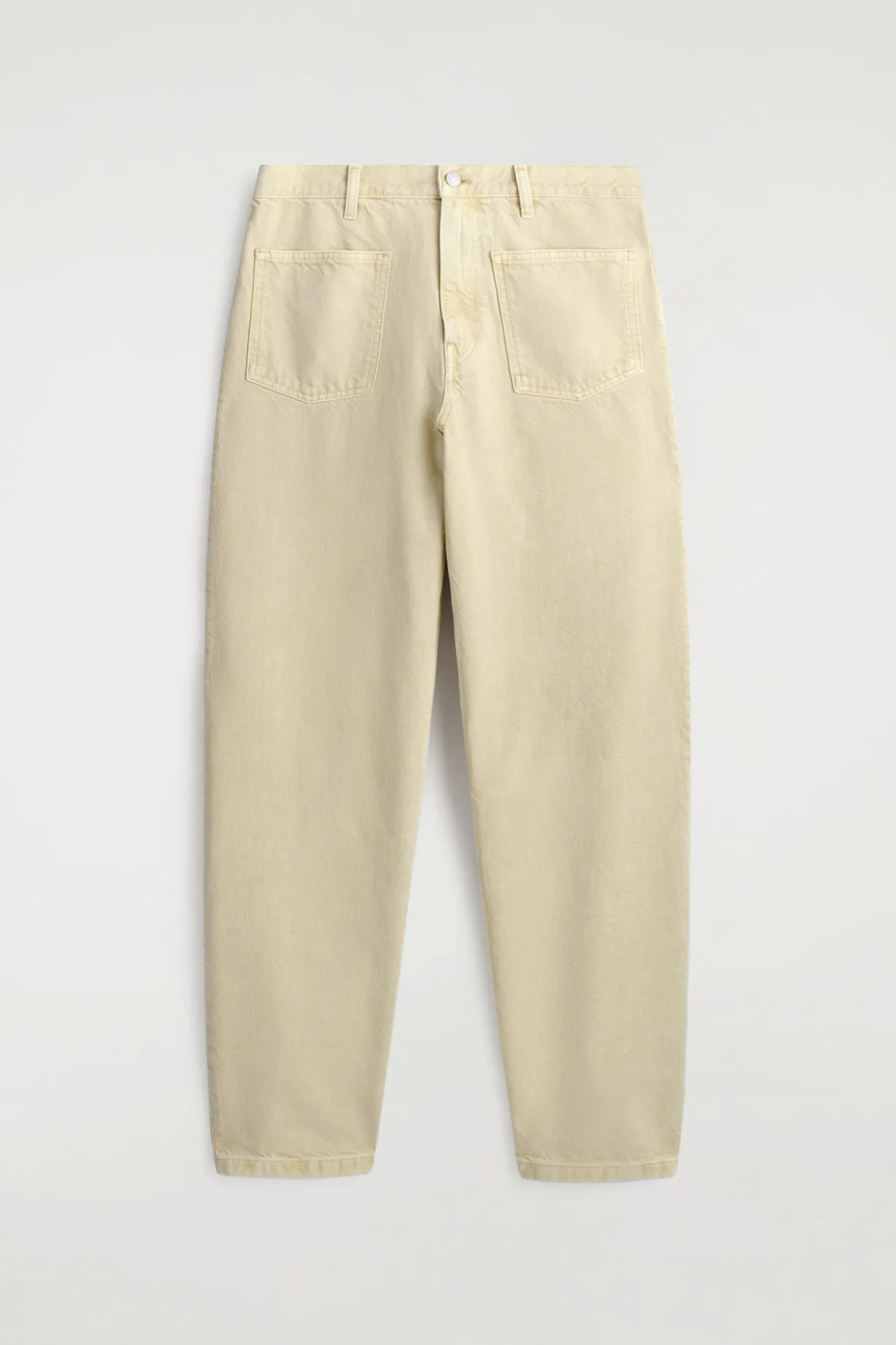 PATCH-POCKET STRAIGHT-LEG JEANS