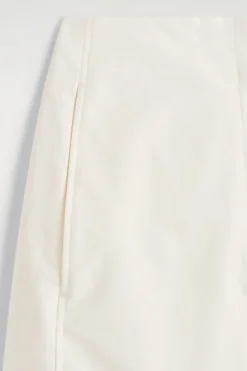 PIMA COTTON BARREL-LEG PANTS