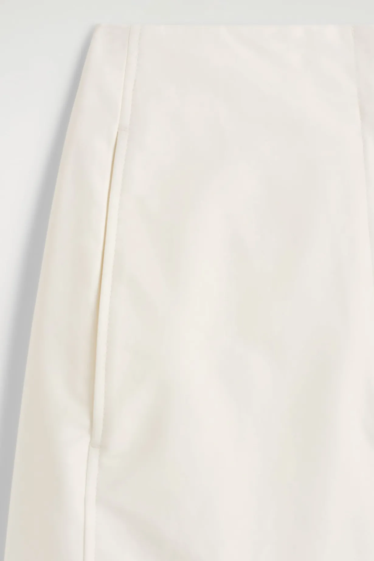 PIMA COTTON BARREL-LEG PANTS