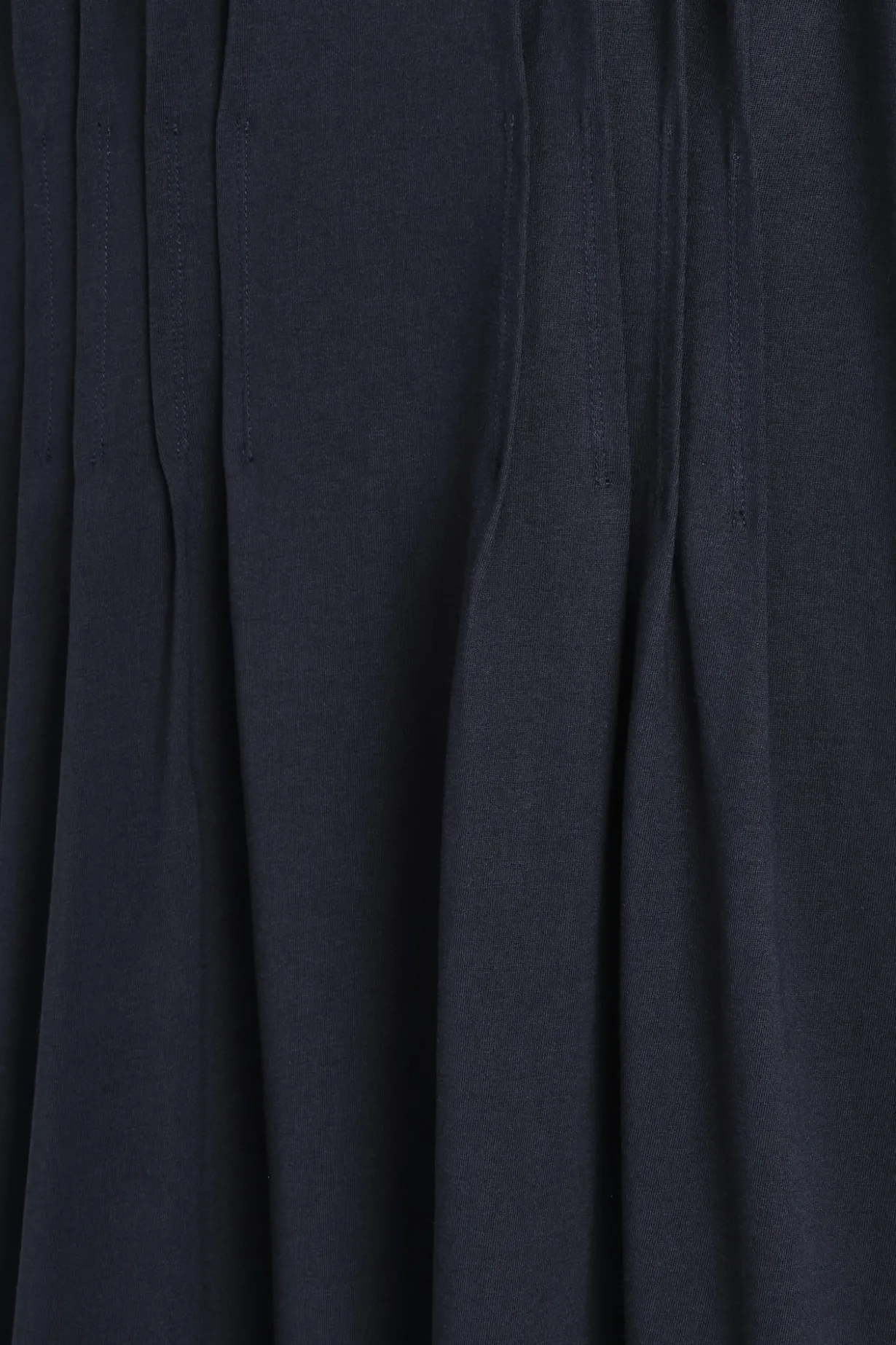 PINTUCKED COTTON MINI DRESS