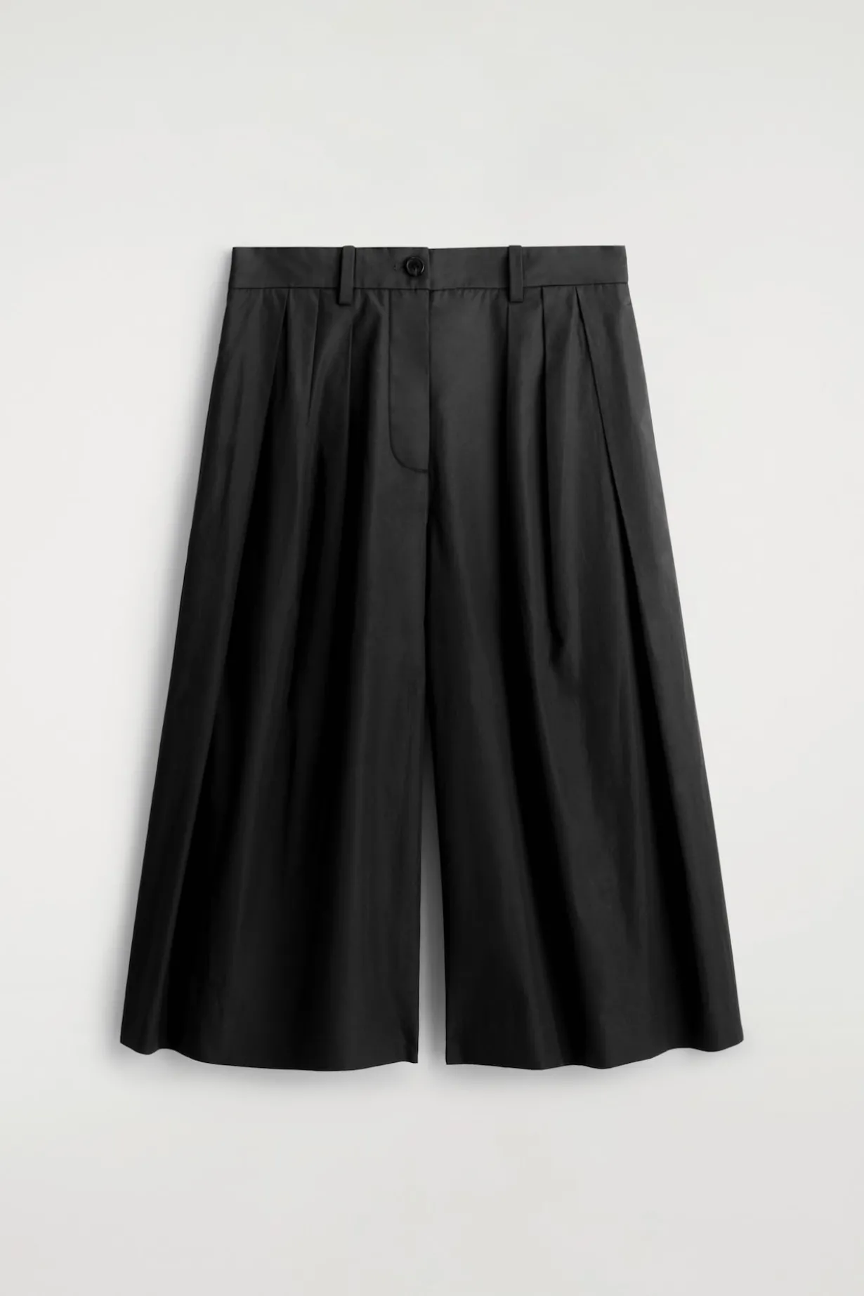 PLEATED COTTON PANTS