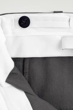PLEATED WOOL-BLEND CULOTTES