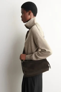 PLINTH CROSSBODY BAG - SUEDE