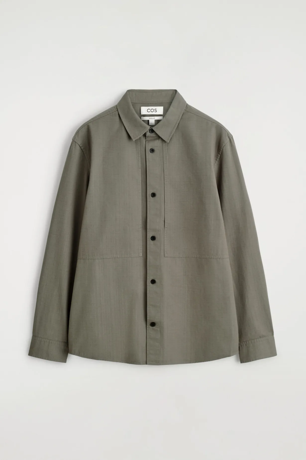 POCKET-DETAIL COTTON SHIRT