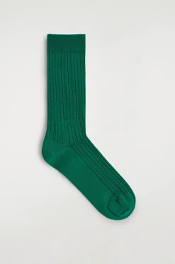 POINTELLE-KNIT SOCKS