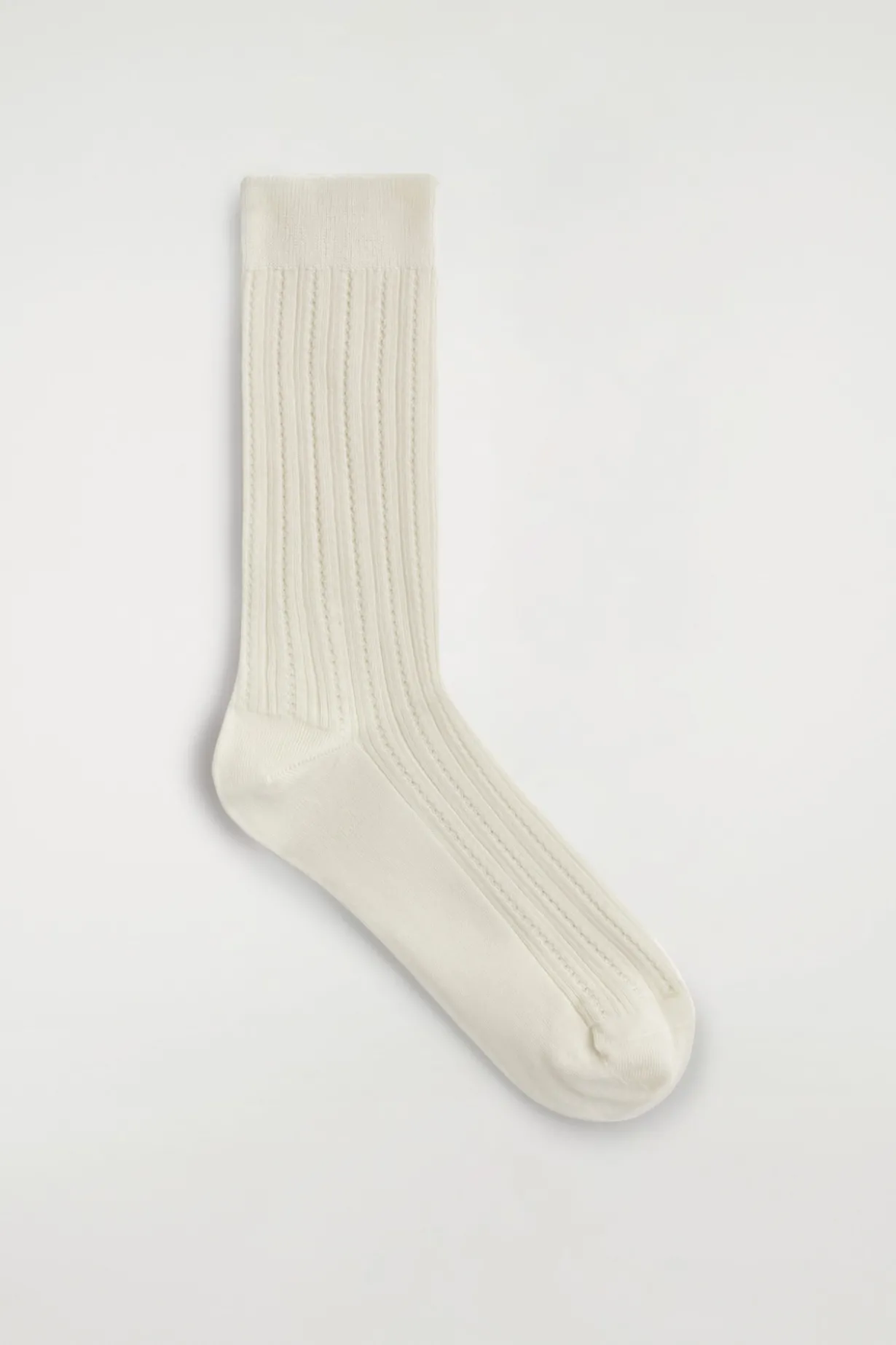 POINTELLE-KNIT SOCKS