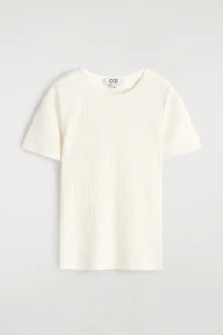 POINTELLE-KNIT T-SHIRT