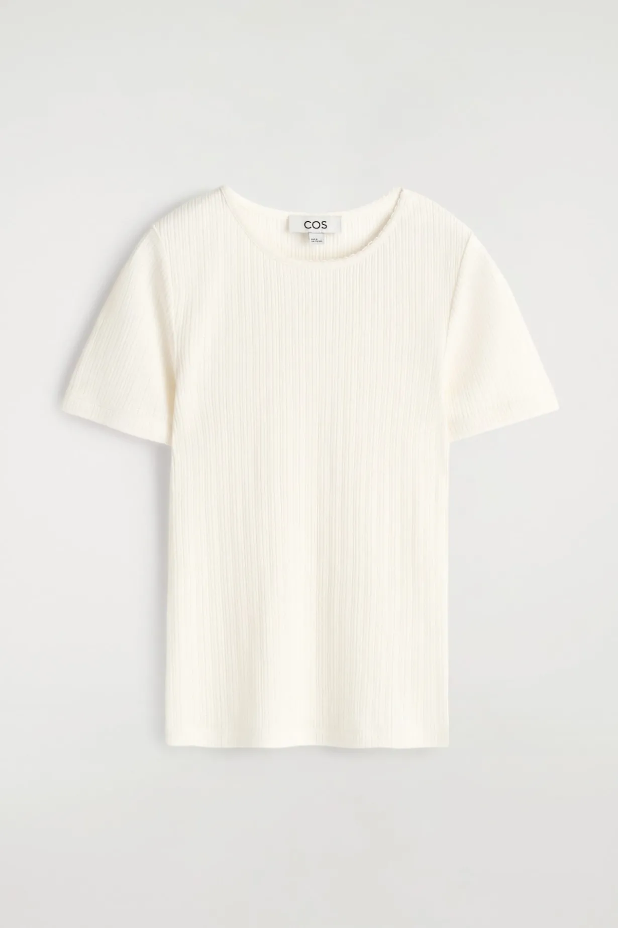 POINTELLE-KNIT T-SHIRT