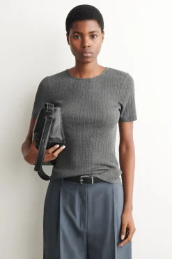 POINTELLE-KNIT T-SHIRT