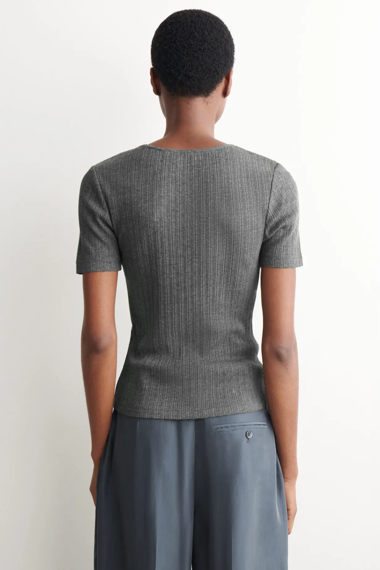 POINTELLE-KNIT T-SHIRT