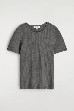 POINTELLE-KNIT T-SHIRT