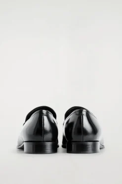 POLISHED-LEATHER LOAFERS