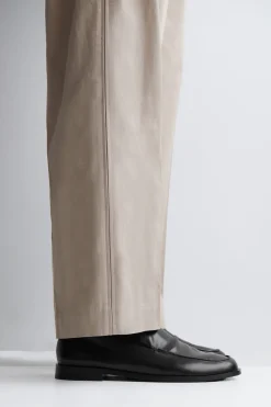 POLISHED-LEATHER LOAFERS