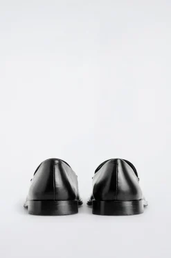 POLISHED-LEATHER LOAFERS