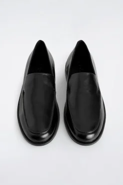 POLISHED-LEATHER LOAFERS