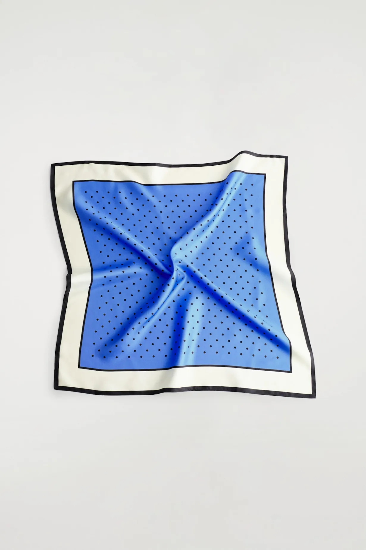 POLKA-DOT SILK SCARF