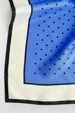 POLKA-DOT SILK SCARF