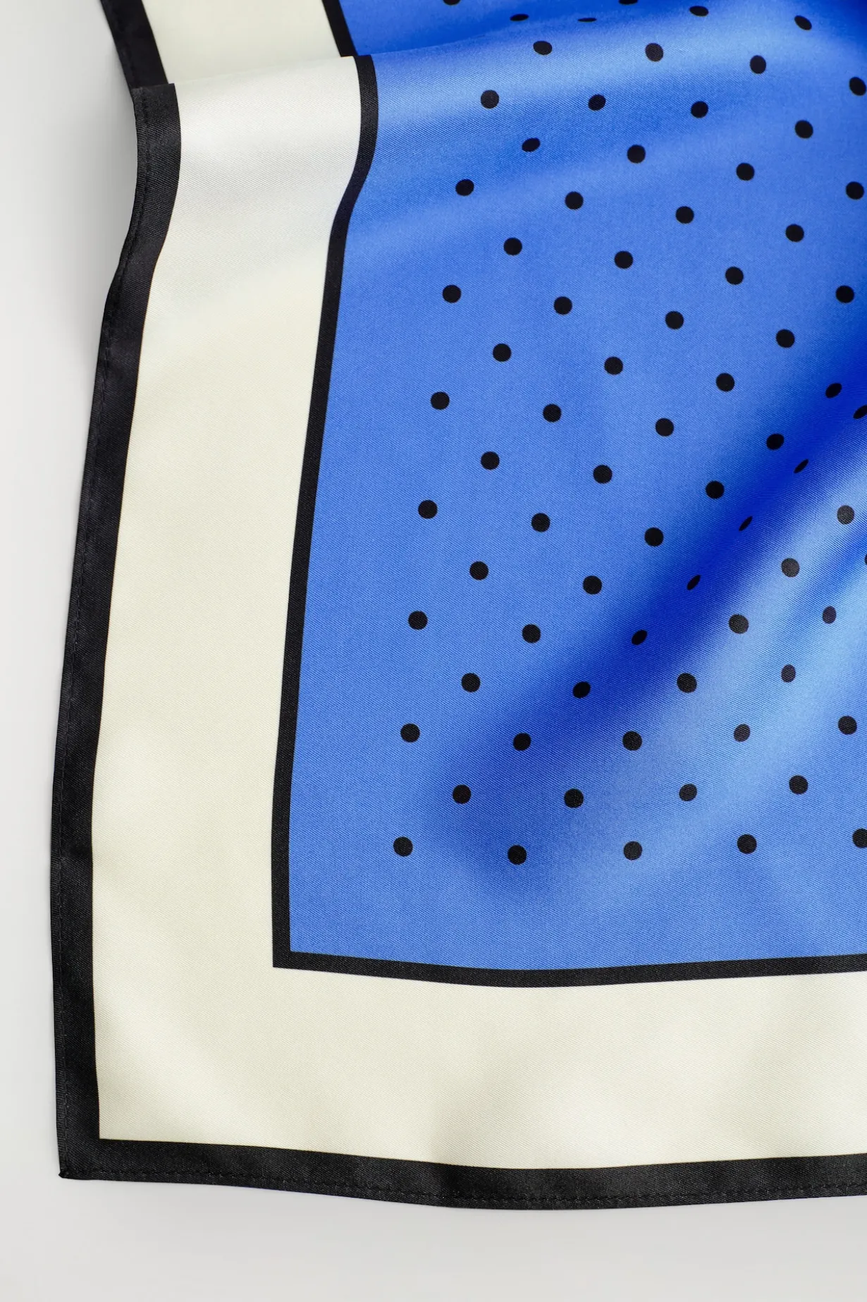 POLKA-DOT SILK SCARF