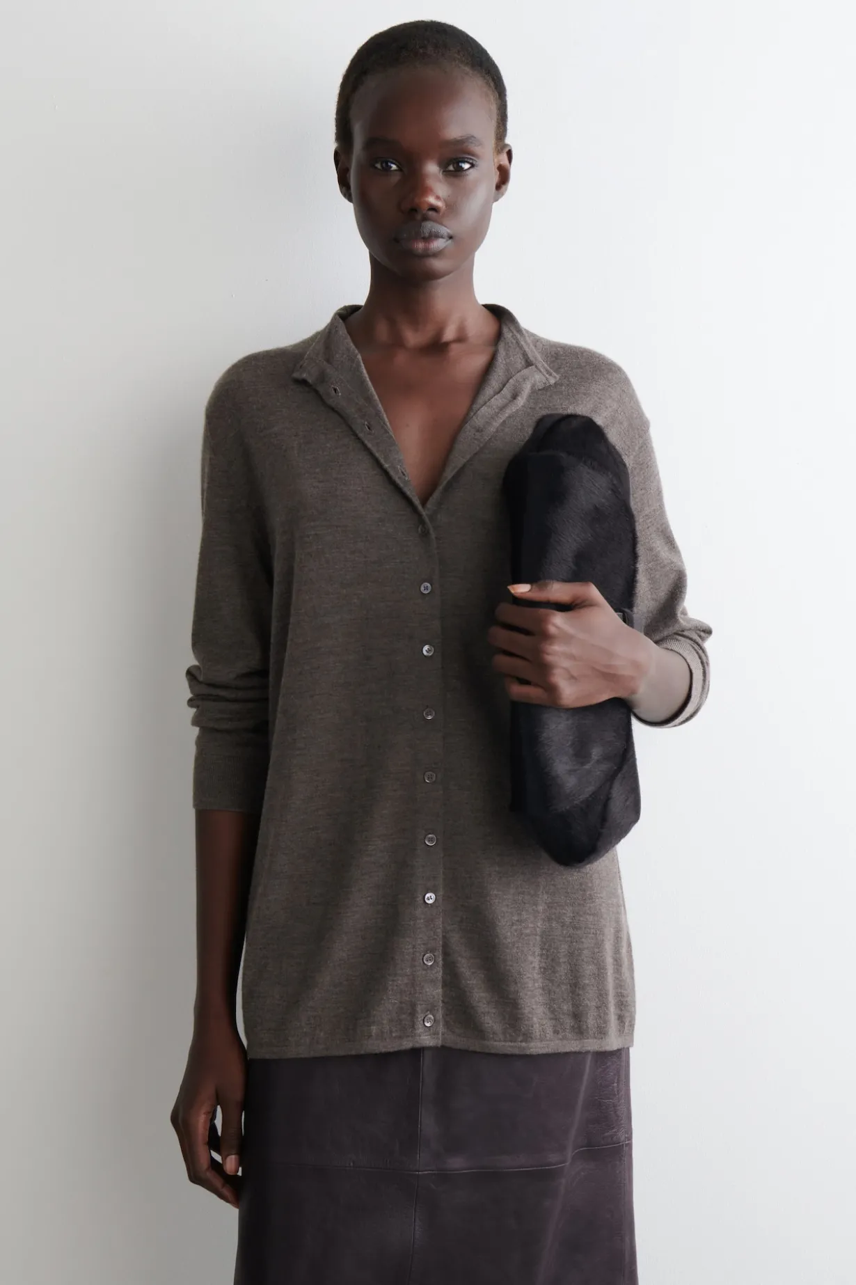 PURE CASHMERE CARDIGAN
