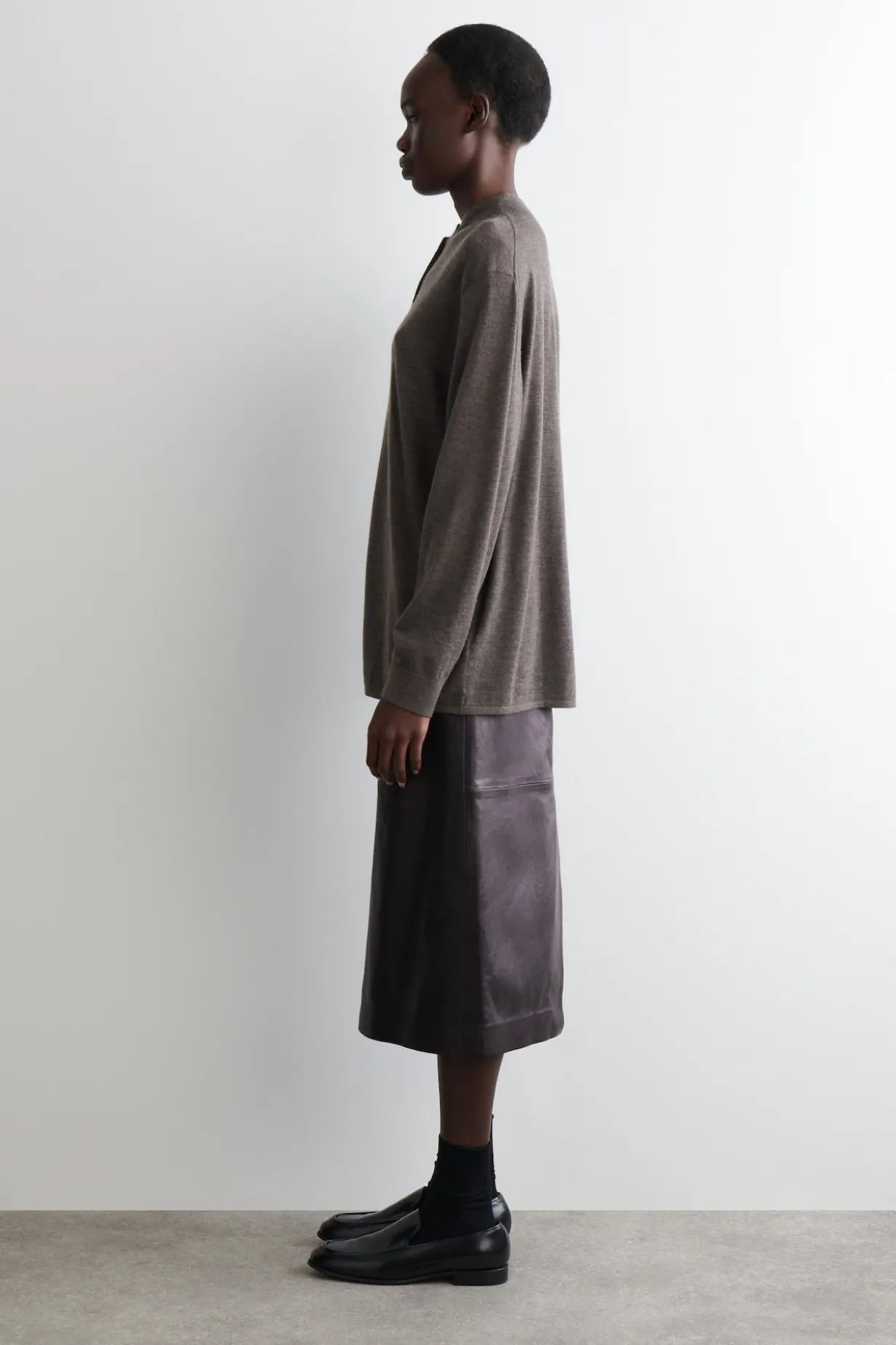 PURE CASHMERE CARDIGAN
