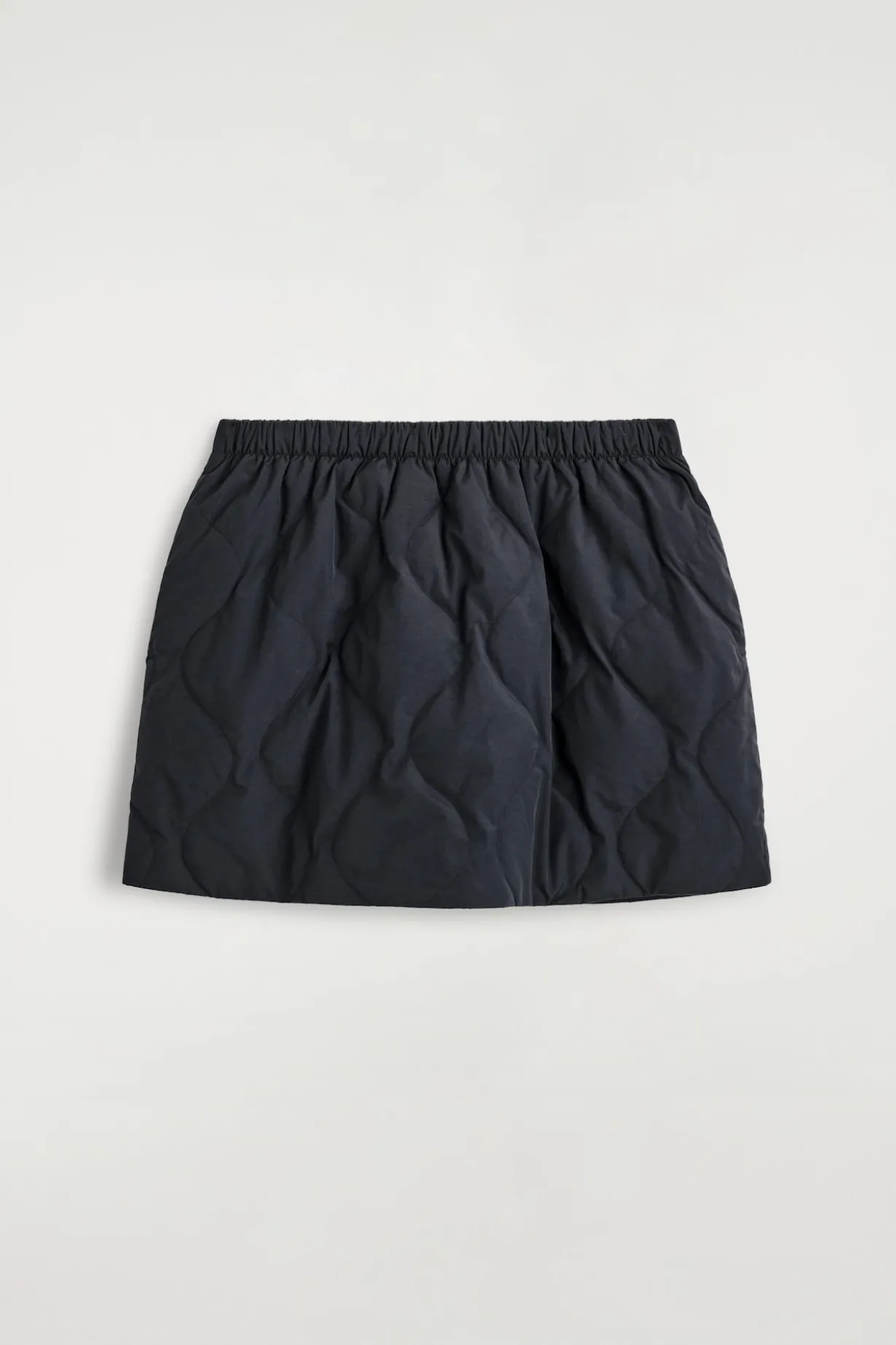 QUILTED DOWN MINI SKIRT
