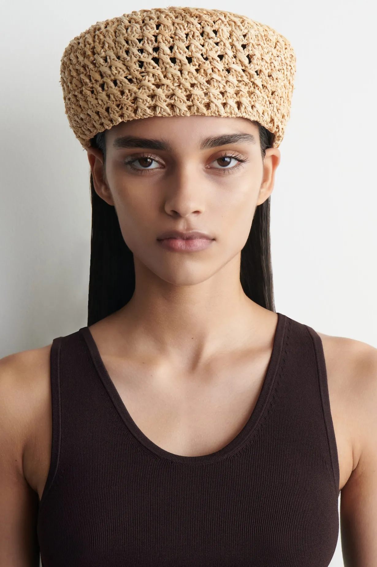 RAFFIA BERET