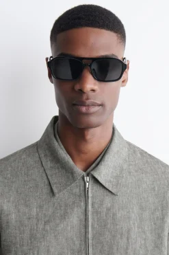 RECTANGULAR AVIATOR SUNGLASSES
