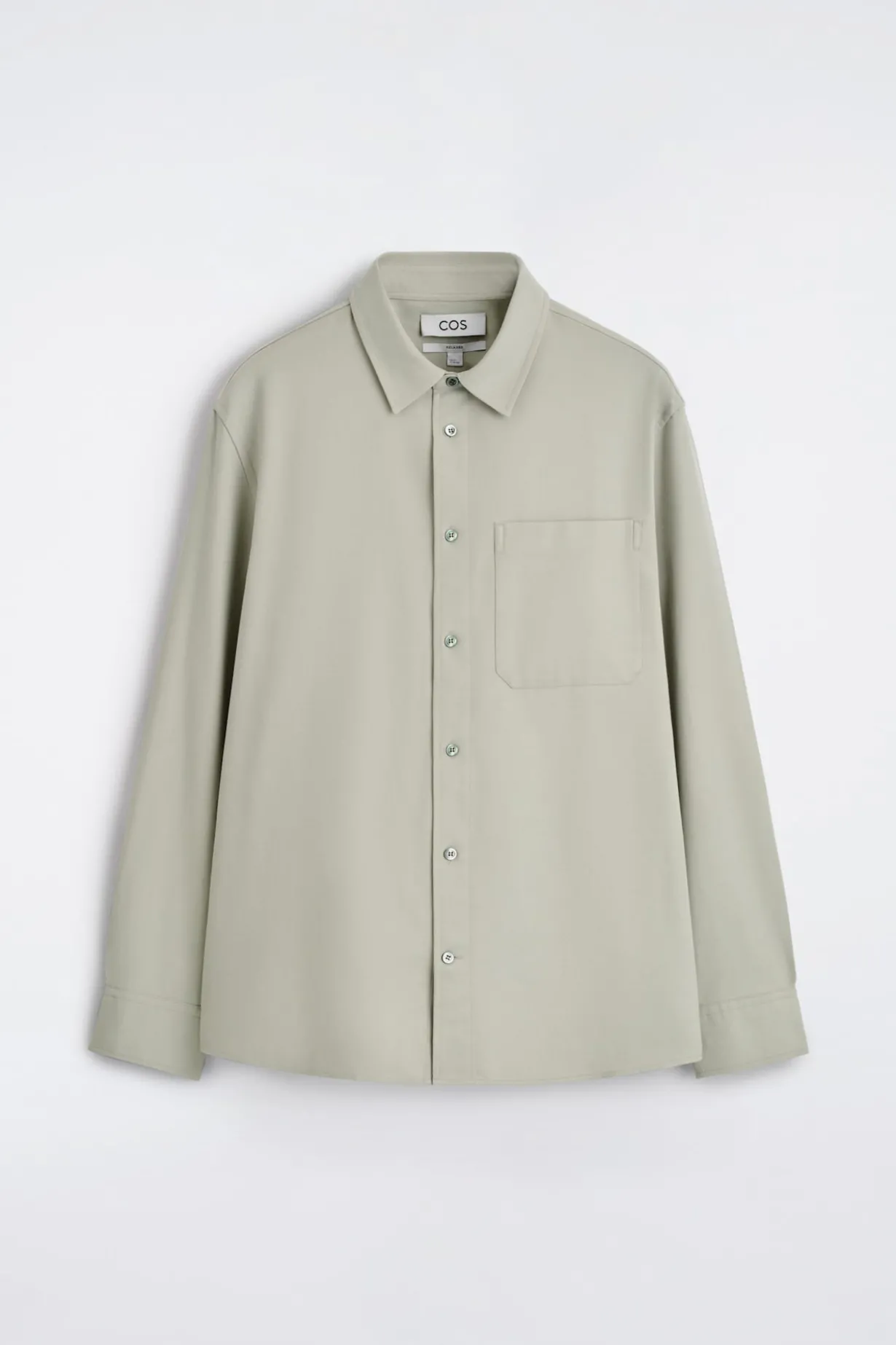 RELAXED BRUSHED COTTON-BLEND SHIRT
