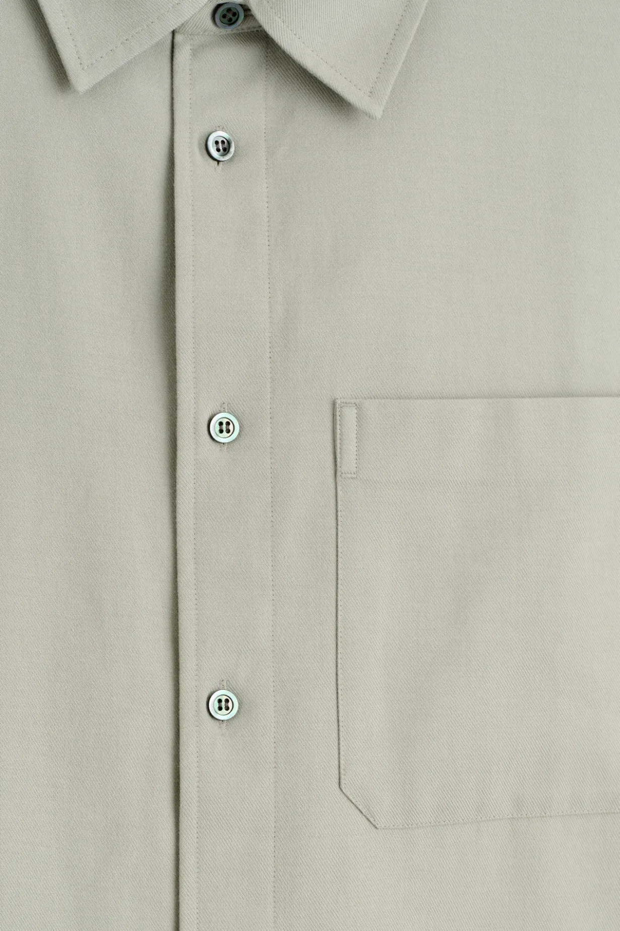 RELAXED BRUSHED COTTON-BLEND SHIRT