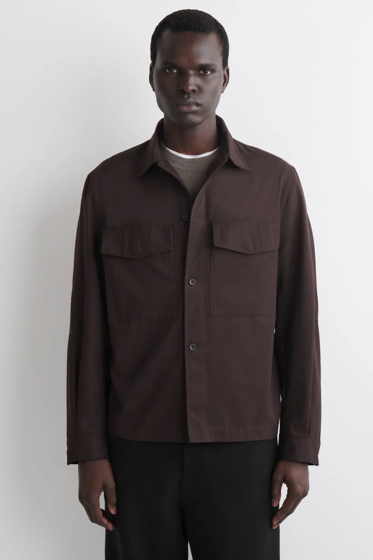 RELAXED COTTON OVERSHIRT