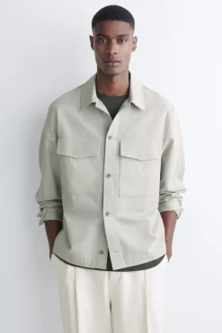 RELAXED COTTON OVERSHIRT