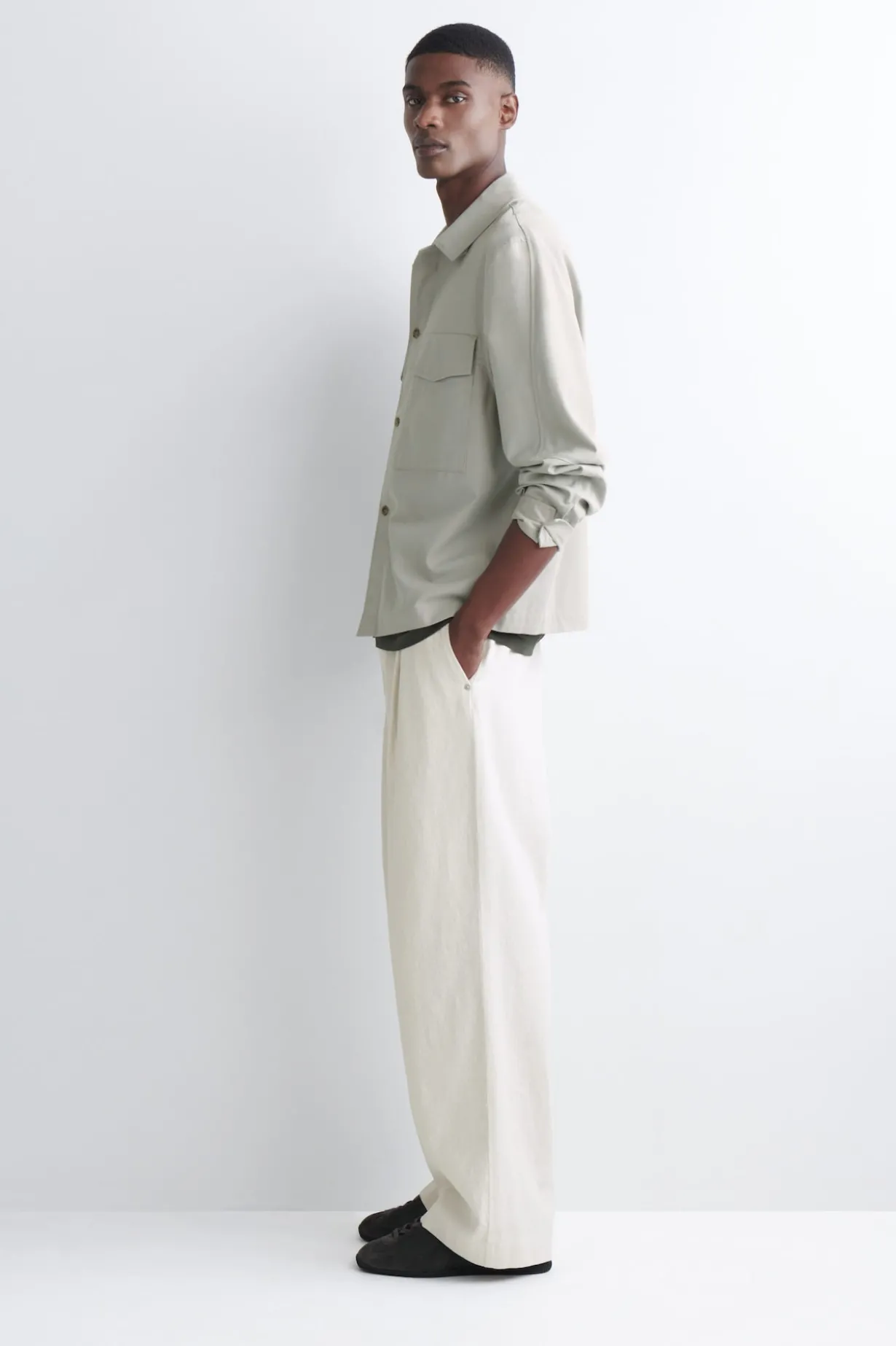 RELAXED COTTON OVERSHIRT