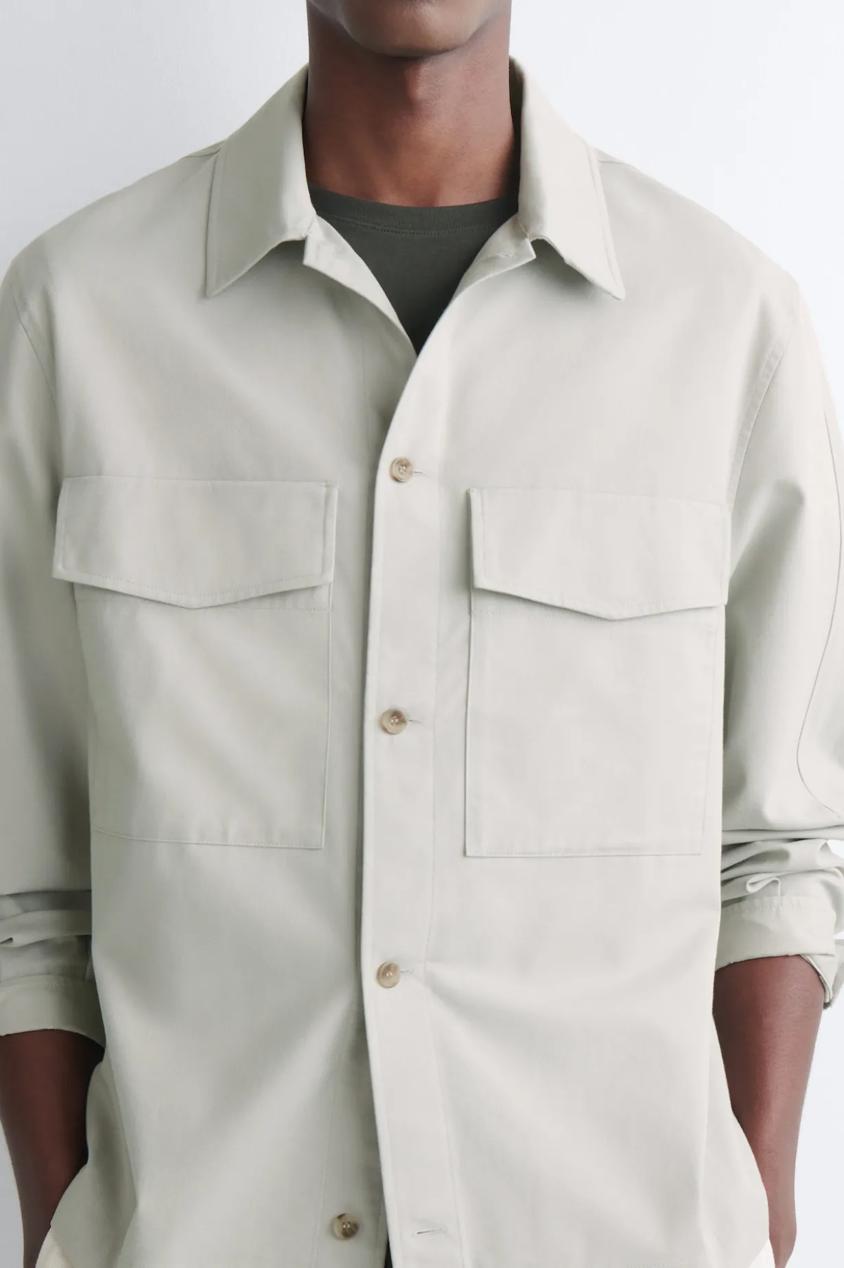 RELAXED COTTON OVERSHIRT
