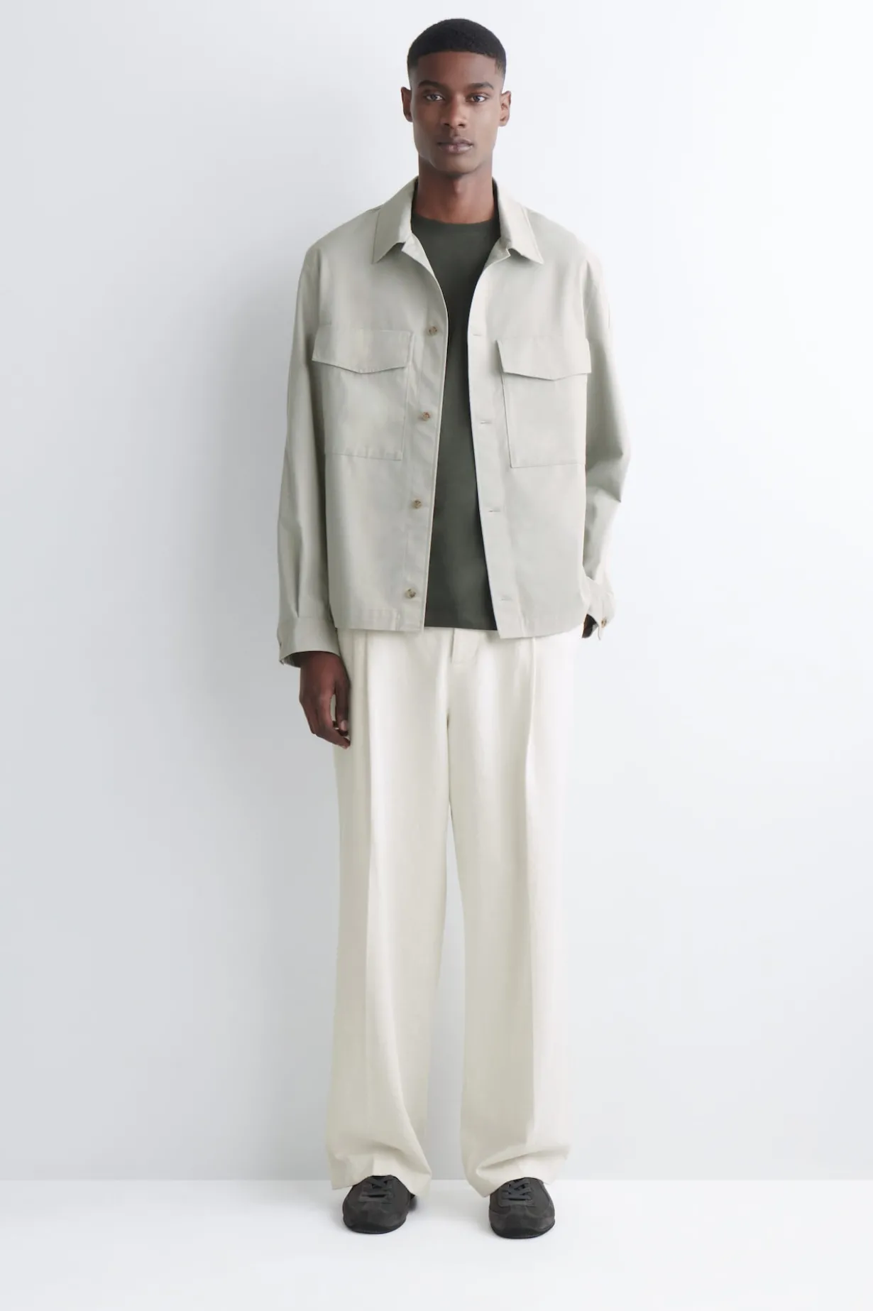 RELAXED COTTON OVERSHIRT
