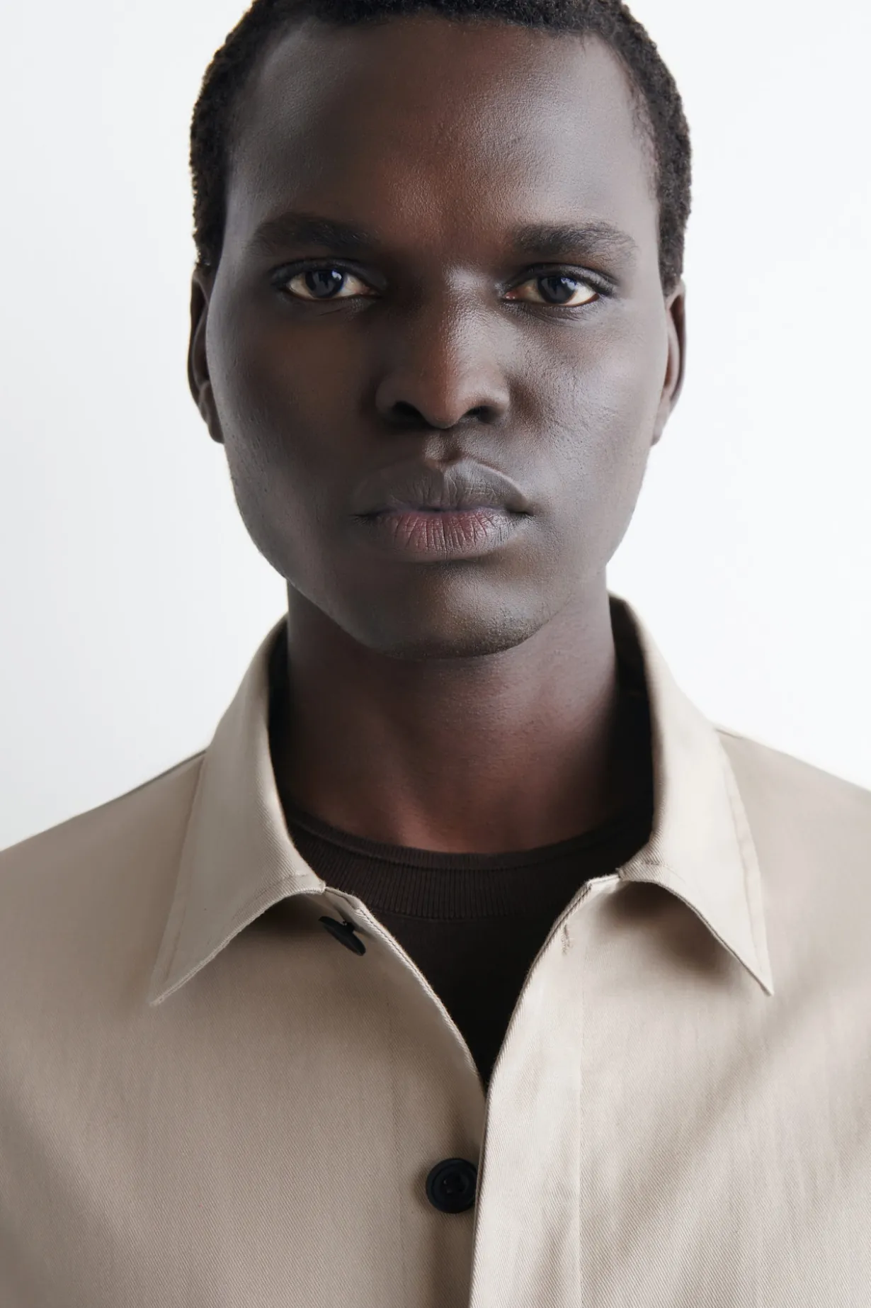 RELAXED COTTON-LINEN OVERSHIRT