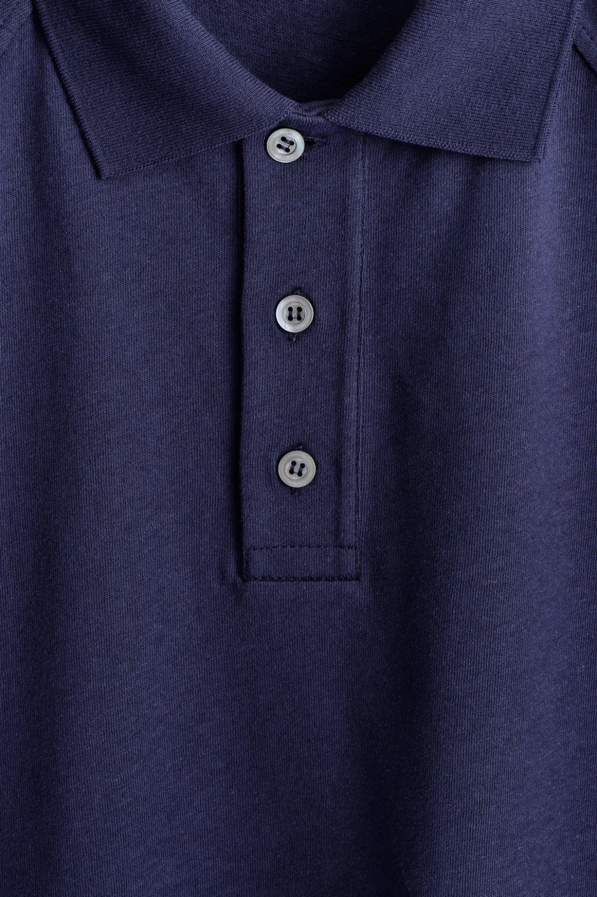 RELAXED COTTON-LINEN POLO SHIRT