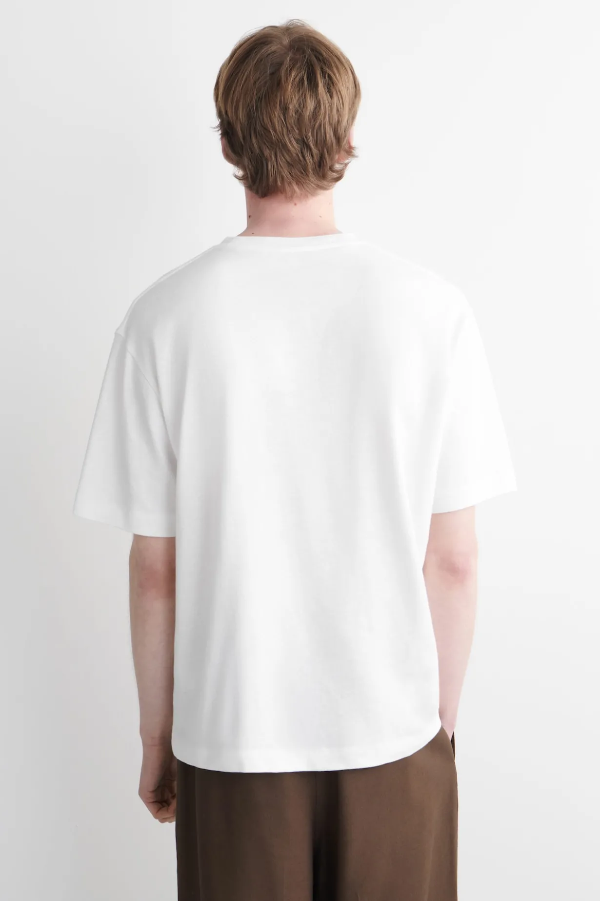 RELAXED COTTON-LINEN T-SHIRT