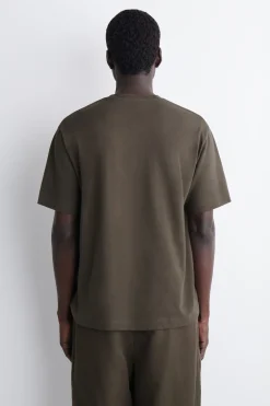 RELAXED COTTON-LINEN T-SHIRT