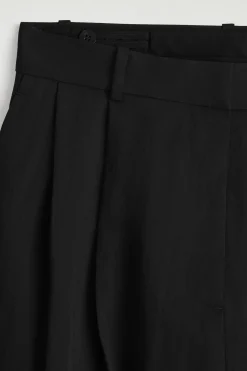 RELAXED FLUID WIDE-LEG PANTS