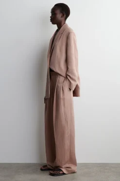 RELAXED FLUID WIDE-LEG PANTS