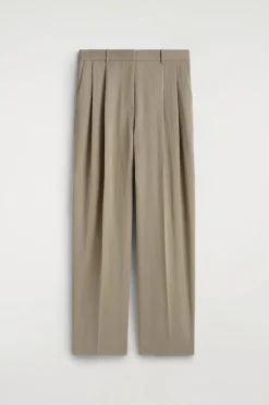 RELAXED FLUID WIDE-LEG PANTS