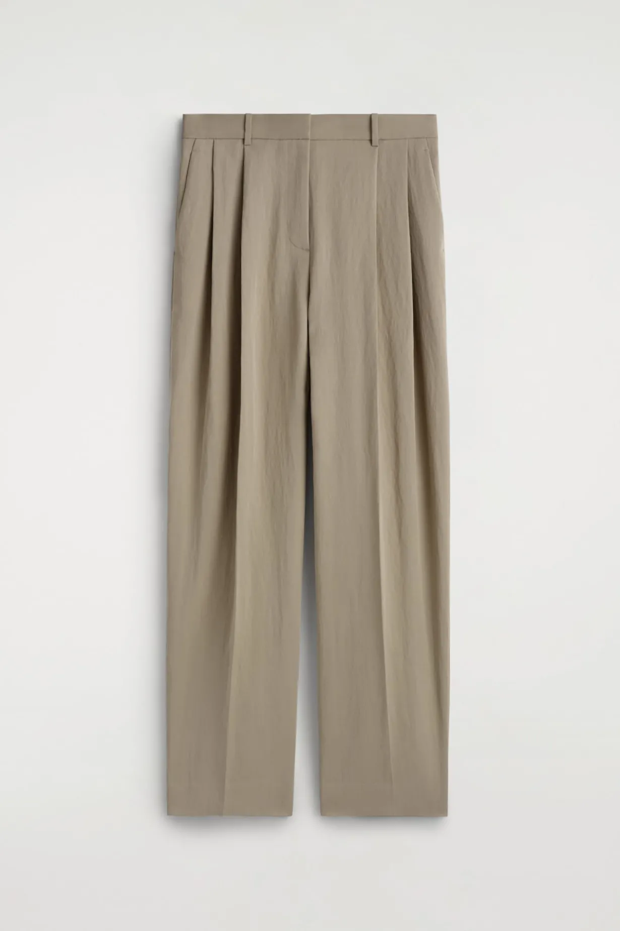 RELAXED FLUID WIDE-LEG PANTS