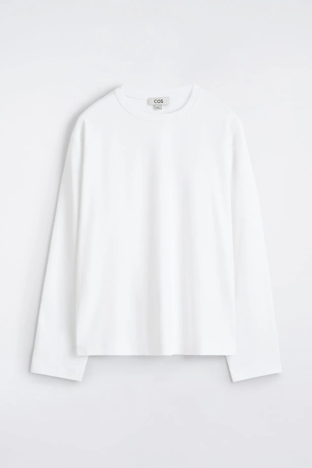 RELAXED JERSEY INTERLOCK LONG-SLEEVED T-SHIRT