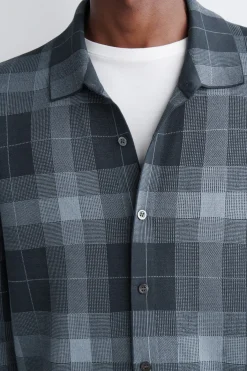 RELAXED KNITTED COTTON SHIRT