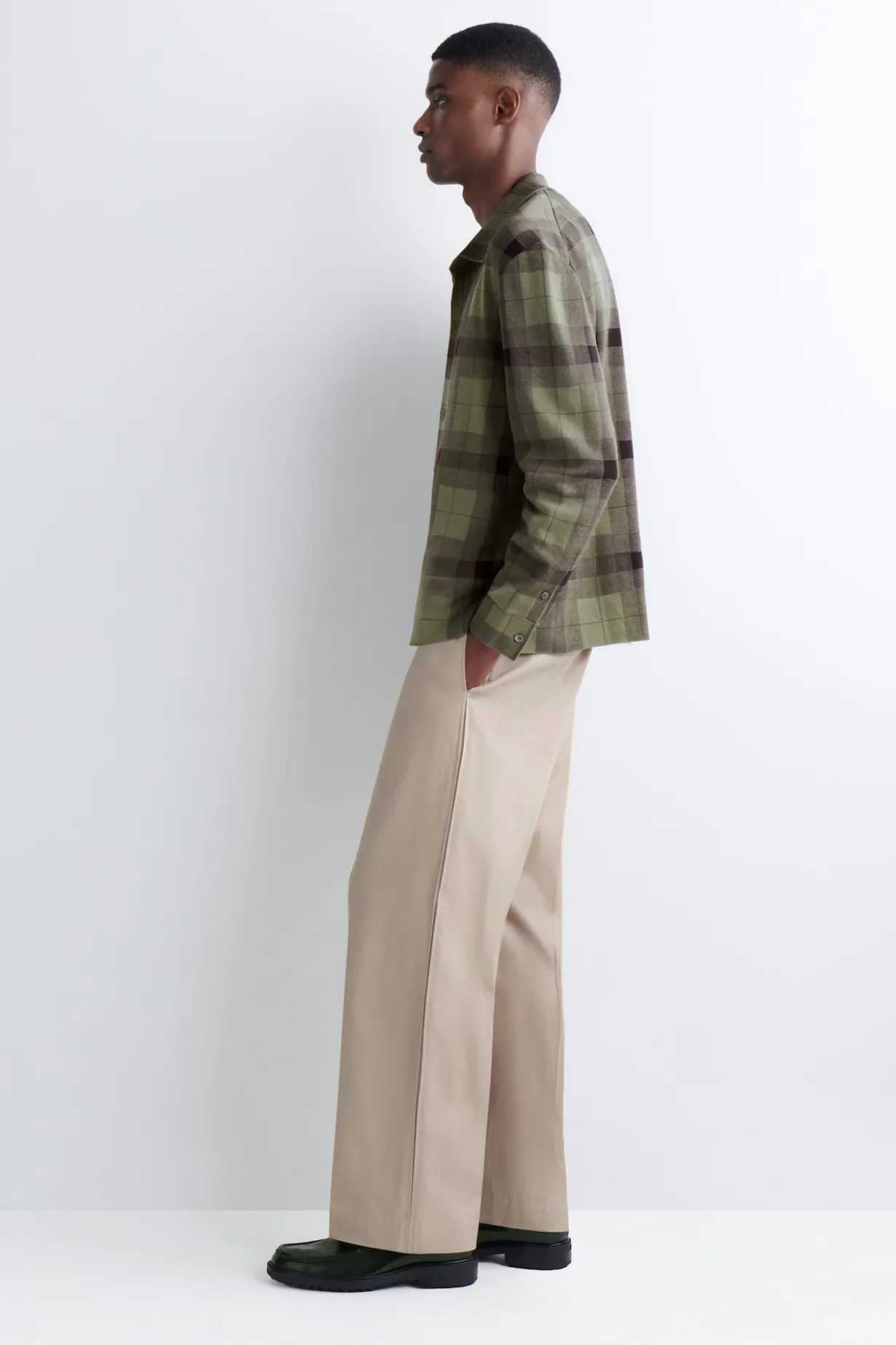 RELAXED KNITTED COTTON SHIRT