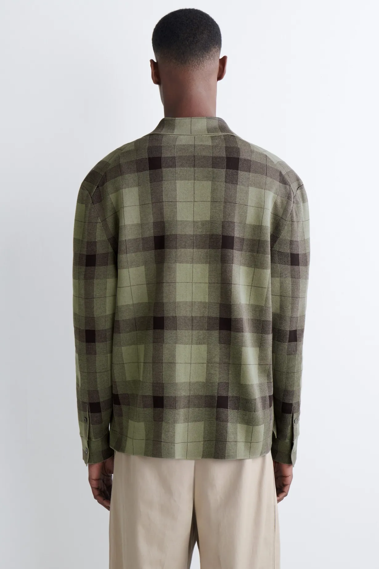 RELAXED KNITTED COTTON SHIRT