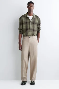 RELAXED KNITTED COTTON SHIRT