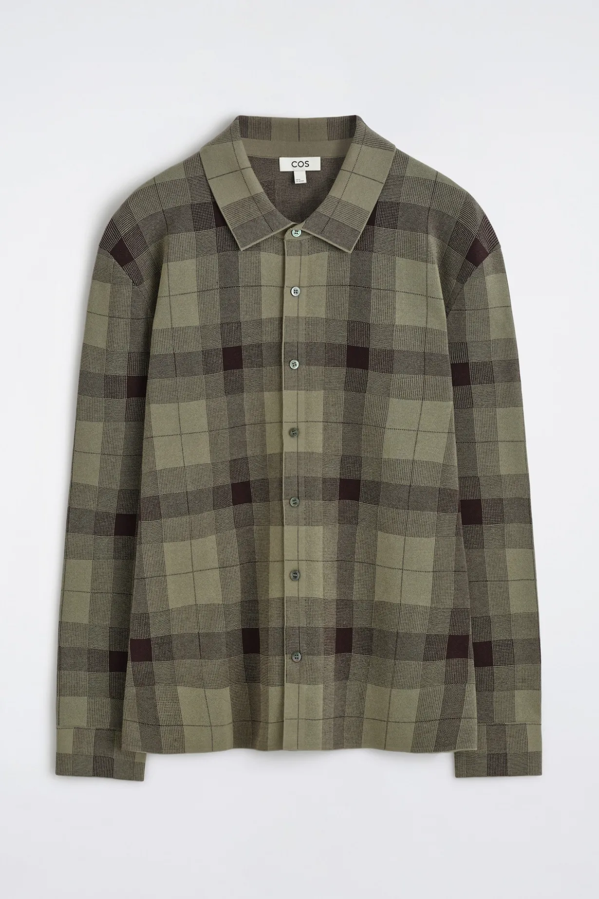 RELAXED KNITTED COTTON SHIRT